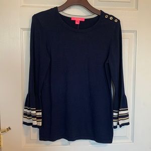 NWT Lilly Pulitzer Navy Top